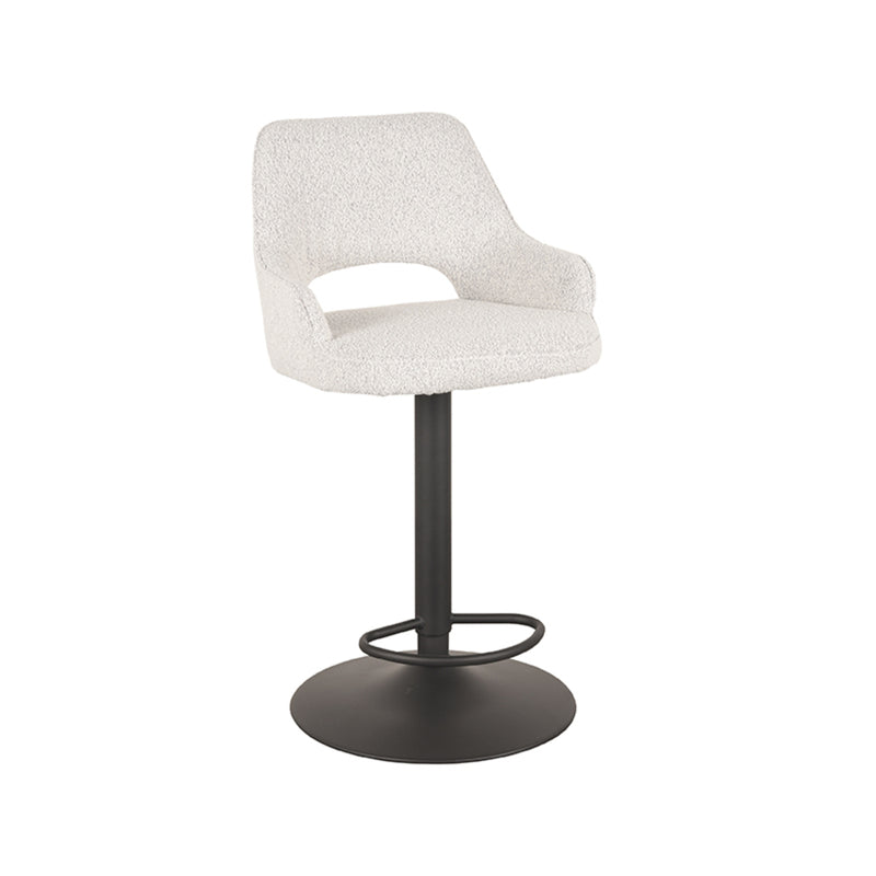 Barkruk Fer Champagne Boucle Gaslift-Barkrukken-LABEL51