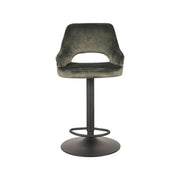 Barkruk Fer Hunter Velours Gaslift 50x52x110 cm-Barkrukken-LABEL51