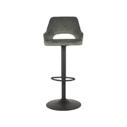 Barkruk Fer Hunter Velours Gaslift 50x52x110 cm-Barkrukken-LABEL51