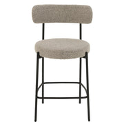 Barkruk Grijs Polyester 48 cm 48x53x97 cm-Barkrukken-J-Line