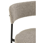 Barkruk Grijs Polyester 48 cm 48x53x97 cm-Barkrukken-J-Line