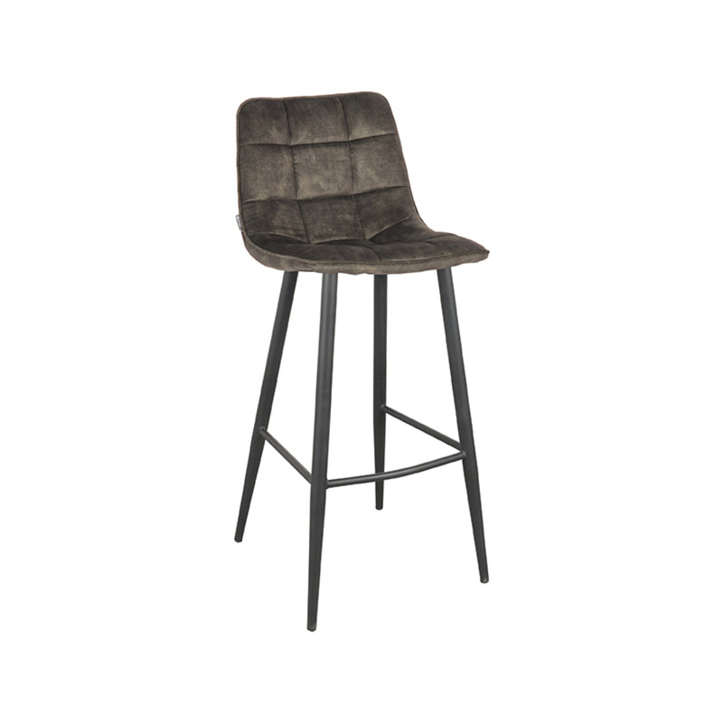 Barkruk Jelt Hunter Velours Hoog 45x48x107 cm-Barkrukken-LABEL51