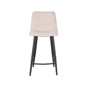 Barkruk Jelt Naturel Boucle Laag 42x46x92 cm-Barkrukken-LABEL51