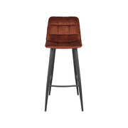 Barkruk Jelt Rust Velours Hoog 45x48x107 cm-Barkrukken-LABEL51