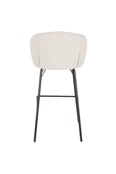 Barkruk Joa Polyester Beige 75cm-Barkrukken-Creating Home