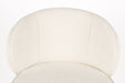 Barkruk Joa Polyester Wit 75cm-Barkrukken-Creating Home