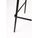 Barkruk Joa Polyester Wit 75cm-Barkrukken-White Label Living