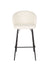 Barkruk Joa Polyester Wit 75cm-Barkrukken-White Label Living