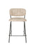 Barkruk Jolien Bouclé Beige 65 cm – productaanzicht