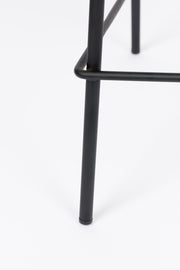 Barkruk Jolien Nylon en polyester Donkergrijs 65cm-Barkrukken-Creating Home