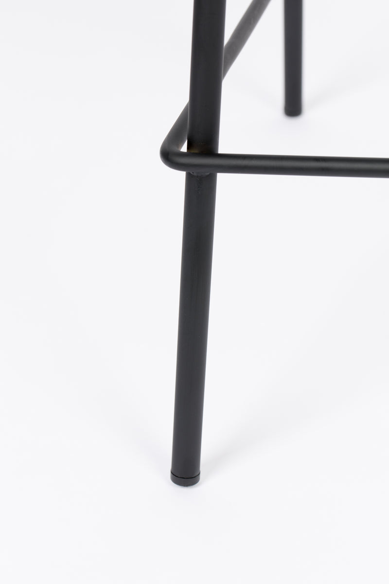 Barkruk Jolien Nylon en polyester Donkergrijs 65cm-Barkrukken-Creating Home
