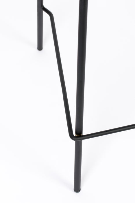 Barkruk Jolien Nylon en polyester Donkergrijs 65cm-Barkrukken-Creating Home