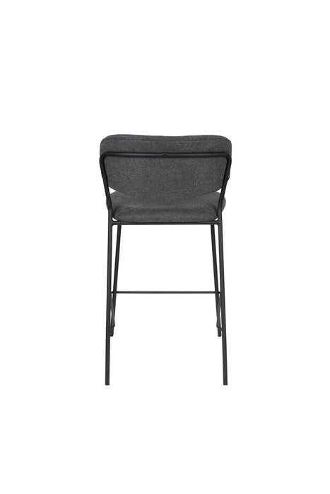 Barkruk Jolien Nylon en polyester Donkergrijs 65cm-Barkrukken-Creating Home