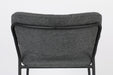 Barkruk Jolien Nylon en polyester Donkergrijs 65cm-Barkrukken-Creating Home
