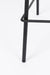 Barkruk Jolien Zwart/grijs Nylon en polyester Grijs 65cm-Barkrukken-Creating Home