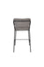 Barkruk Jolien Zwart/grijs Nylon en polyester Grijs 65cm-Barkrukken-Creating Home
