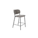 Barkruk Jolien Zwart/grijs Nylon en polyester Grijs 65cm-Barkrukken-Creating Home