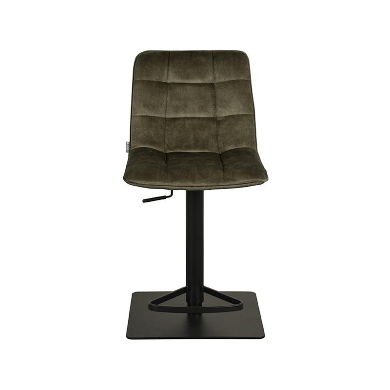 Barkruk Juul Hunter Velours Gaslift 45x56x113 cm-Barkrukken-LABEL51