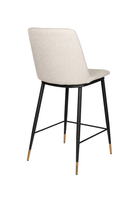 Barkruk Lionel Nylon en polyester Beige 65cm-Barkrukken-Creating Home