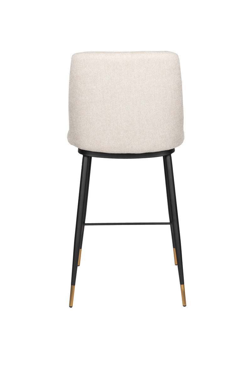 Barkruk Lionel Nylon en polyester Beige 65cm-Barkrukken-Creating Home