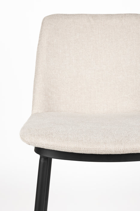 Barkruk Lionel Nylon en polyester Beige 65cm-Barkrukken-Creating Home