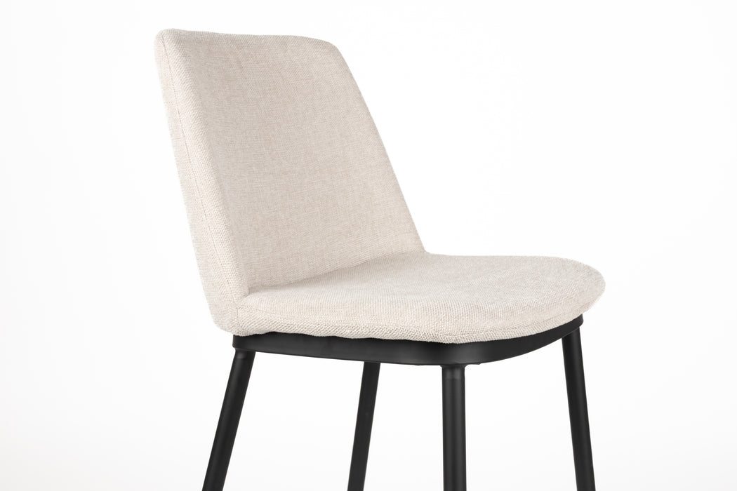 Barkruk Lionel Nylon en polyester Beige 65cm-Barkrukken-Creating Home