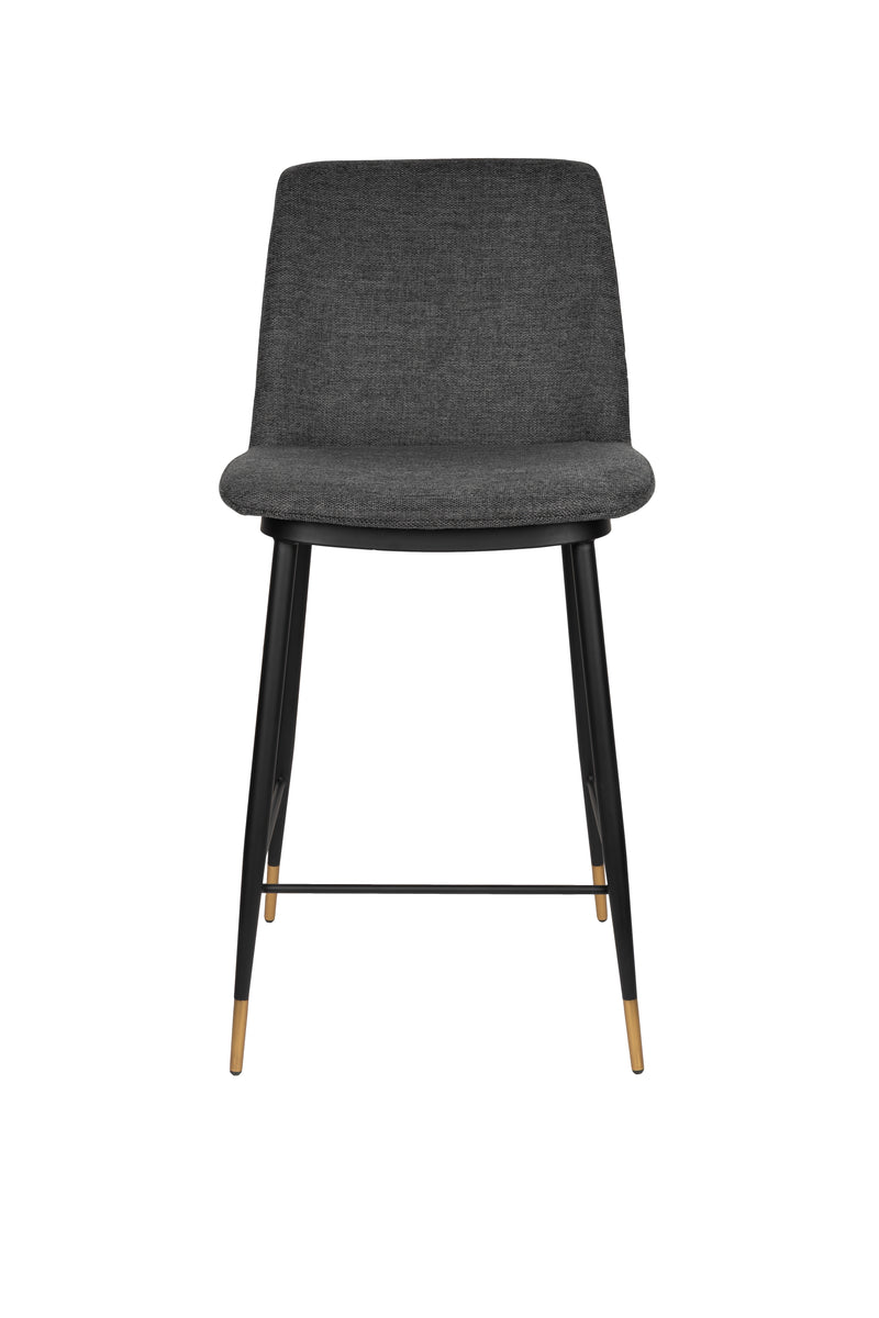 Barkruk Lionel Nylon en polyester Donkergrijs 65cm-Barkrukken-Creating Home