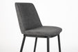 Barkruk Lionel Nylon en polyester Donkergrijs 65cm-Barkrukken-Creating Home