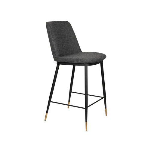 Barkruk Lionel Nylon en polyester Donkergrijs 65cm-Barkrukken-Creating Home
