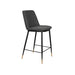 Barkruk Lionel Nylon en polyester Donkergrijs 65cm-Barkrukken-Creating Home