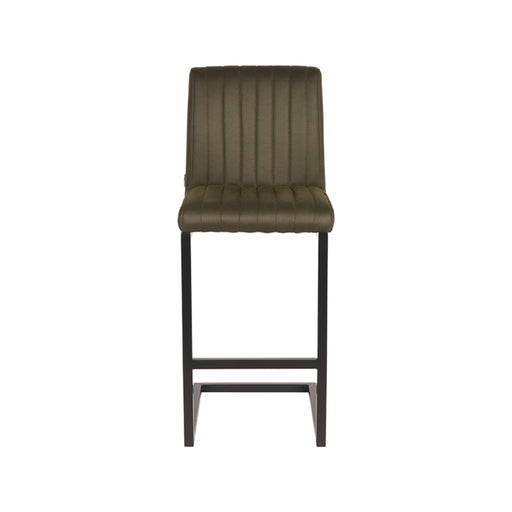 Barkruk Milo Army Microvezel Laag 41x53x100 cm-Barkrukken-LABEL51