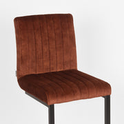 Barkruk Milo Fluweel Rust 66cm-Barkrukken-LABEL51