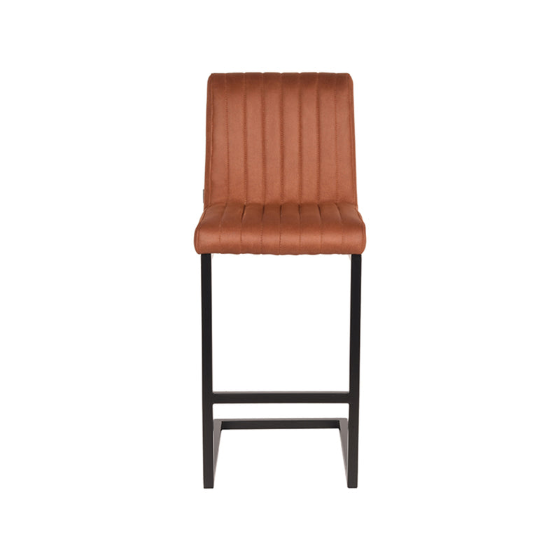 Barkruk Milo Stof Cognac 66cm-Barkrukken-LABEL51