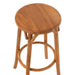 Barkruk Naturel Teakhout 35 cm-Barkrukken-J-Line
