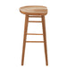 Barkruk Naturel Teakhout 42 cm-Barkrukken-J-Line