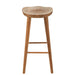 Barkruk Naturel Teakhout 42 cm-Barkrukken-J-Line