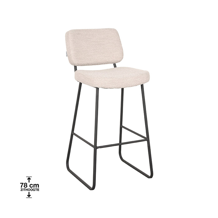 Barkruk Noah Bouclé Beige-Barkrukken-LABEL51