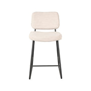 Barkruk Noah Naturel Boucle Laag 48x61x94 cm-Barkrukken-LABEL51