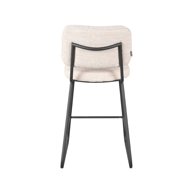 Barkruk Noah Naturel Boucle Laag 48x61x94 cm-Barkrukken-LABEL51