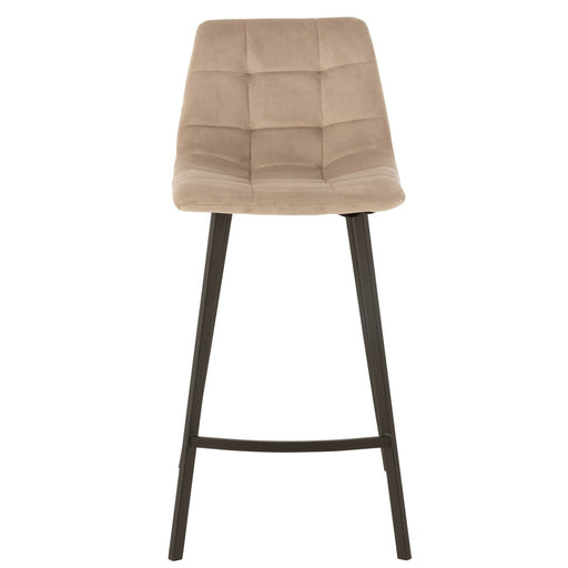 Barkruk Olivier Polyester Beige 69 cm 43x47x95 cm-Barkrukken-J-Line