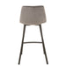Barkruk Olivier Polyester Grijs 69 cm 43x47x95 cm-Barkrukken-J-Line
