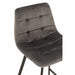 Barkruk Olivier Polyester Grijs 69 cm 43x47x95 cm-Barkrukken-J-Line
