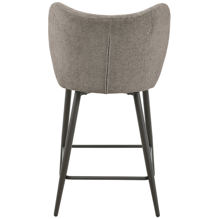 Barkruk Pebble Polyester Bruin-Barkrukken-PTMD
