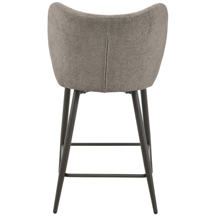 Barkruk Pebble Polyester Bruin-Barkrukken-PTMD