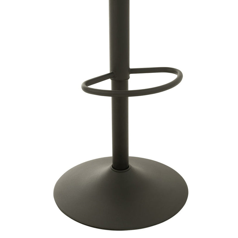 Barkruk Populierenhout Metaal Bruin 79 cm 40x40x105 cm-Barkrukken-J-Line