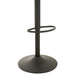 Barkruk Populierenhout Metaal Zwart 79 cm 40x40x105 cm-Barkrukken-J-Line