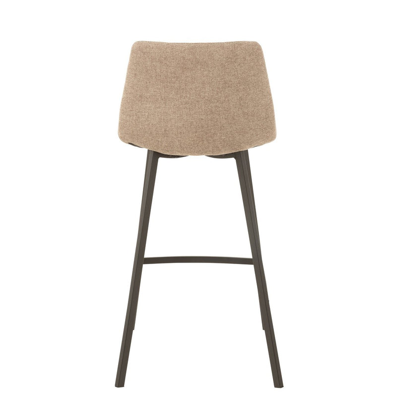 Barkruk Stephane Polyester Beige 69 cm 43x47x95 cm-Barkrukken-J-Line