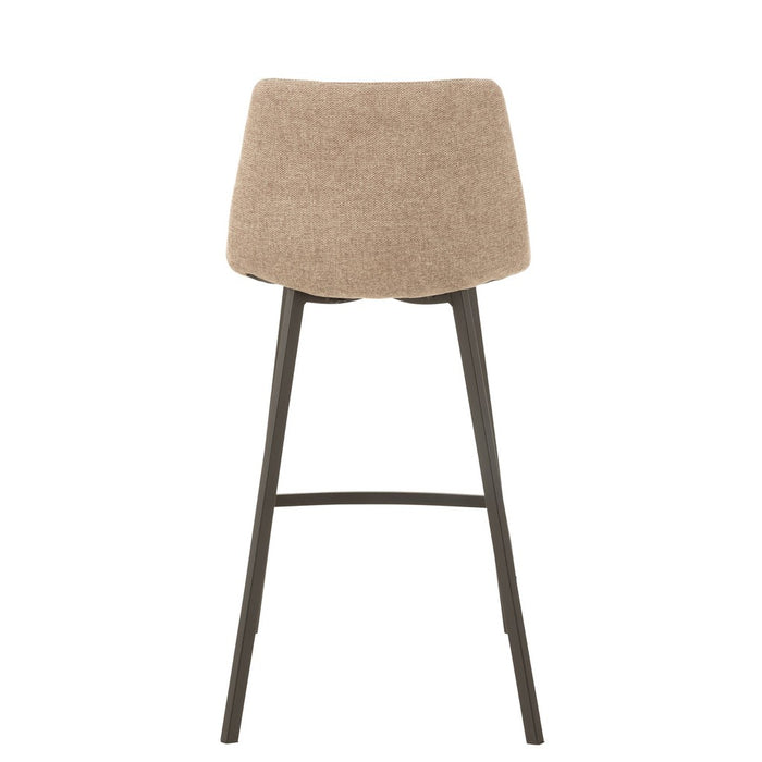 Barkruk Stephane Polyester Beige 69 cm 43x47x95 cm-Barkrukken-J-Line