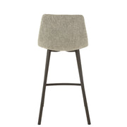 Barkruk Stephane Polyester Grijs 71 cm 45x43x97 cm-Barkrukken-J-Line