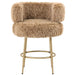 Barkruk Stoel Polyester Bruin-PTMD